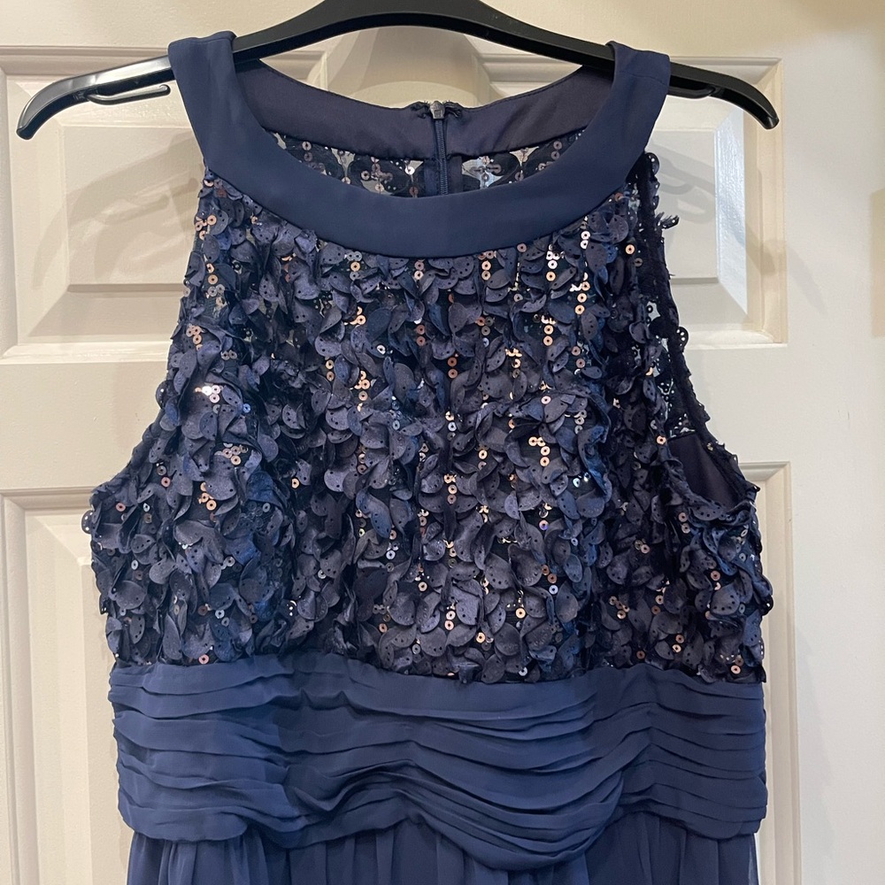 Navy hi/low dress